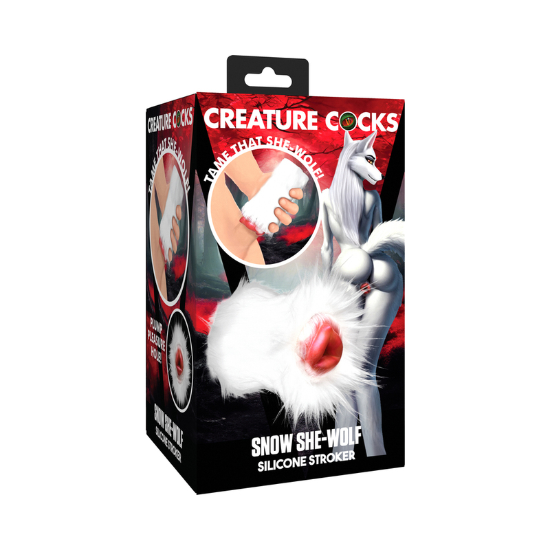 Creature Cocks Snow She-Wolf Sil Stroker