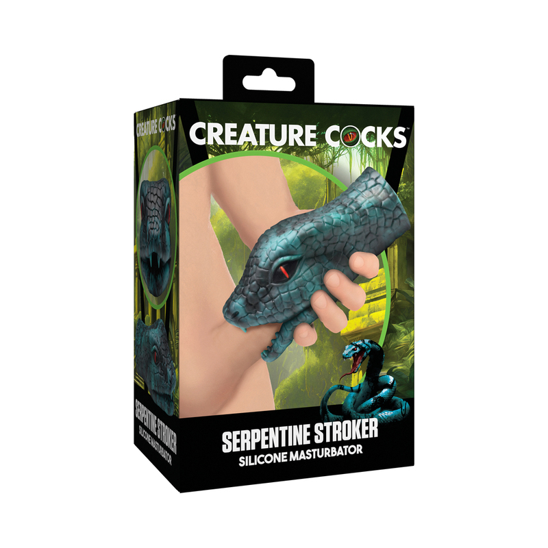 Creature Cocks SerpentineStroker Sil Grn