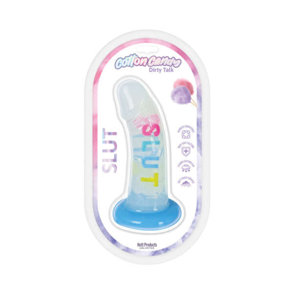Cotton Candy Slut 6in Silicone Dildo
