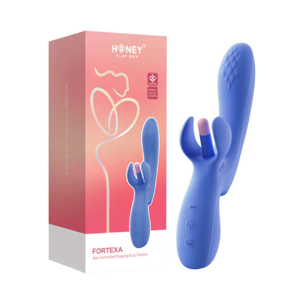 HPB Fortexa Kinky Finger Dual Stim Blue