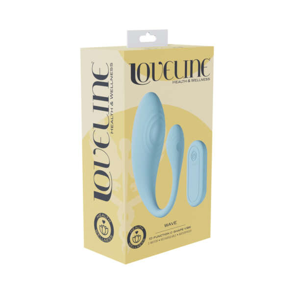 LoveLine Wave C-shape Vibe RC Blue