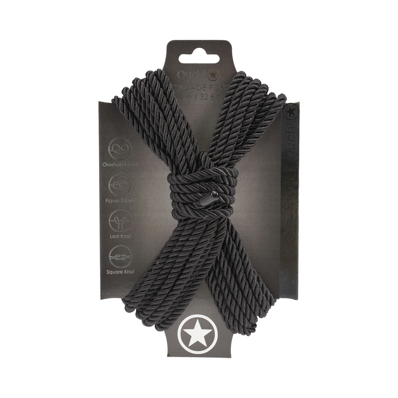 Ouch! Bondage Rope 10m Nylon Black
