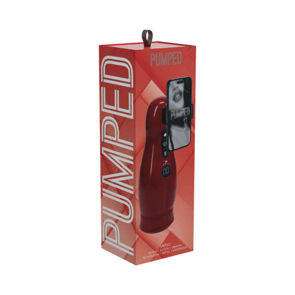 PUMPED Virtuo Masturbator Metallic Red