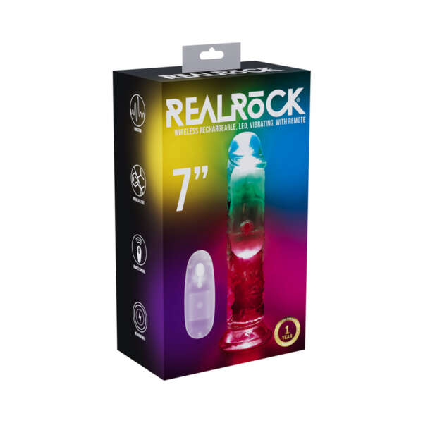 RealRock Wireless RC Vib 7in Clear