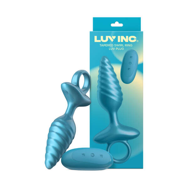 Luv Inc Tr59 Taper Swirl RingLuvPlug Blu