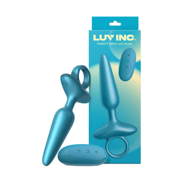 Luv Inc Pr37 Pointy Ring LuvPlug Met Blu
