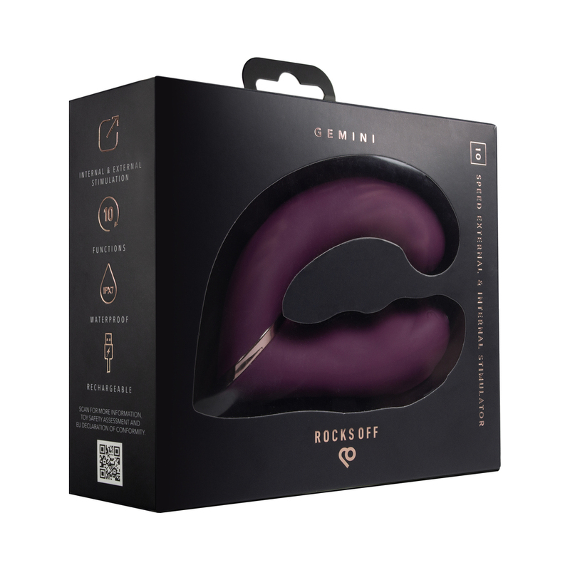 Rocks-Off Gemini Burgundy