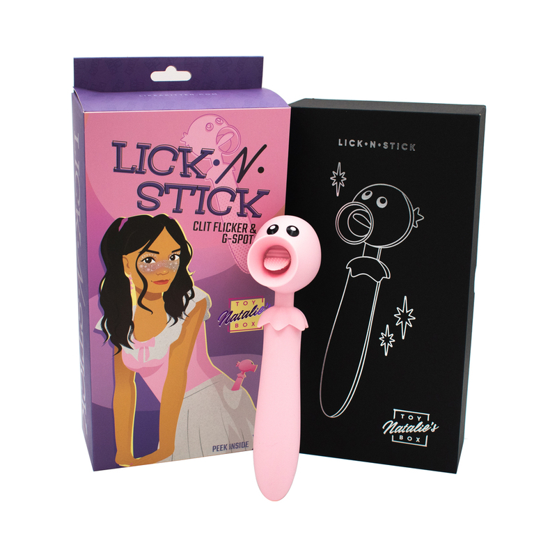 LAK Lick n Stick Clit Flicker &GSpot Vib