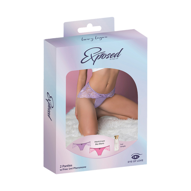 MS PheromonePanty MeshLaceBShort L/R SM