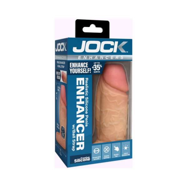 JOCK Silicone Penis Extens Sleeve Light