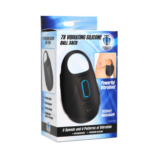Trinity Men 7X Vibrating Sili Ball Sack
