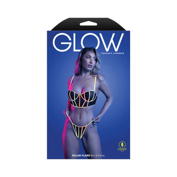 FL Glow Solar Flare UW Bra & Panty ML