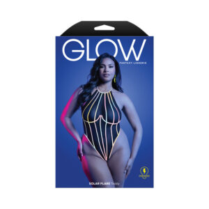 FL Glow Solar Flare Halter Tie Teddy Q