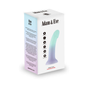A&E Ombre Curve Liquid Silicone Dildo