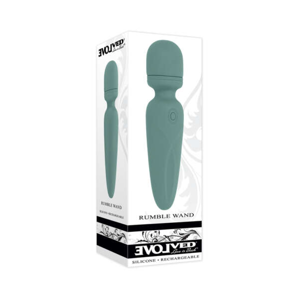 Evolved Rumble Recharg Vib Mini Wand Gr