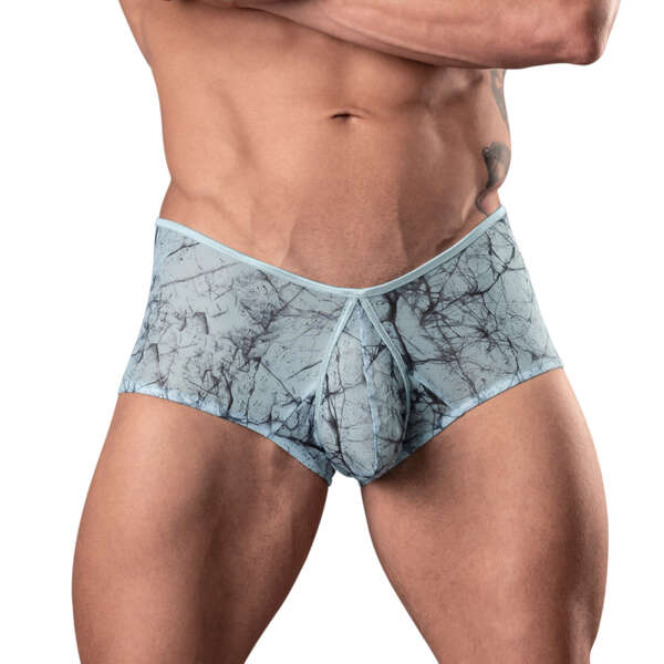 MP Marble Mesh Micro MiniShort SilvBlu L