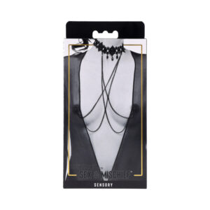 SS S&M Lace Collar with Nipple Ties