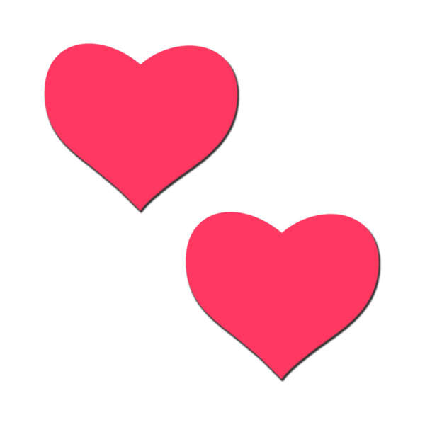 Pastease Love GITD Neon Pink Heart