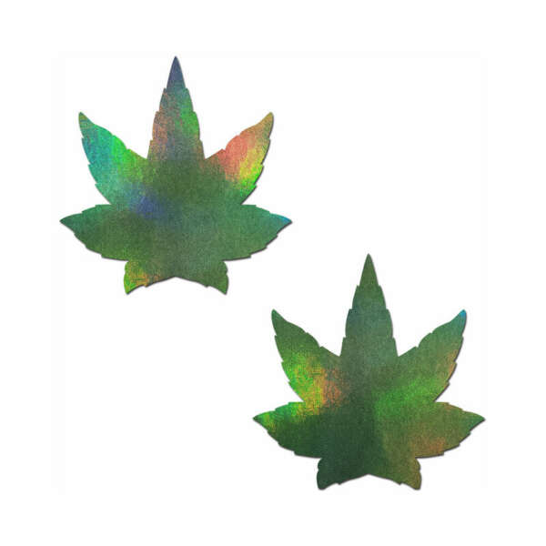 Pastease Indica Pot Leaf Green Holo
