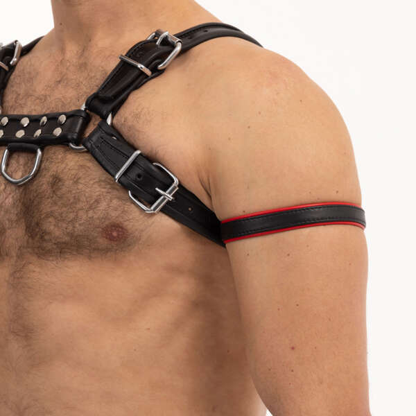 Prowler Red Bicep Band Black/Red