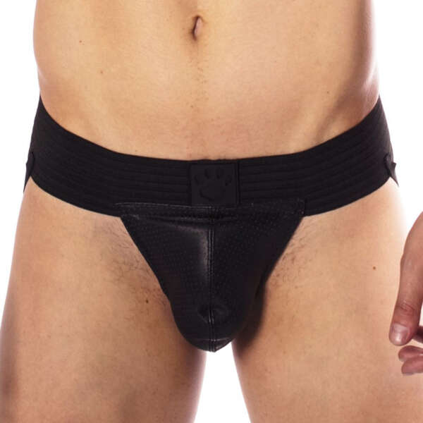 Prowler RED Hole Punch Jock Black Small