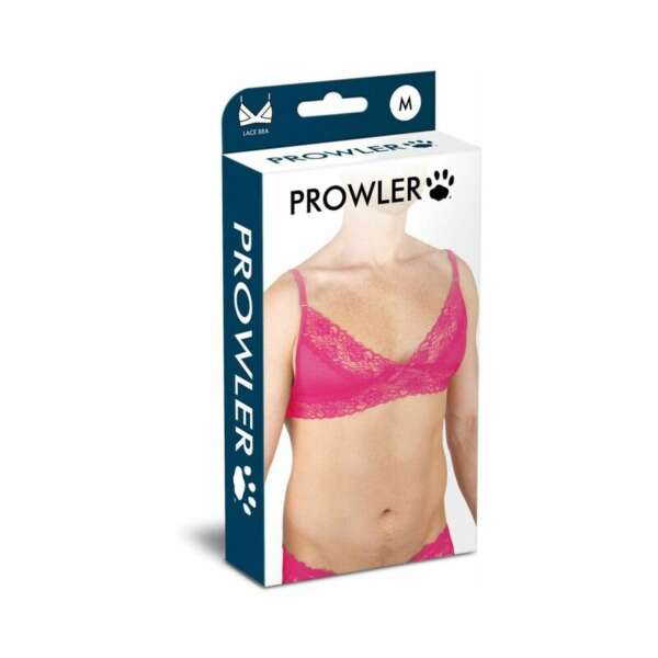Prowler Pink Lace Bra Medium