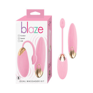 Blaze Dual Massager Kit Pink