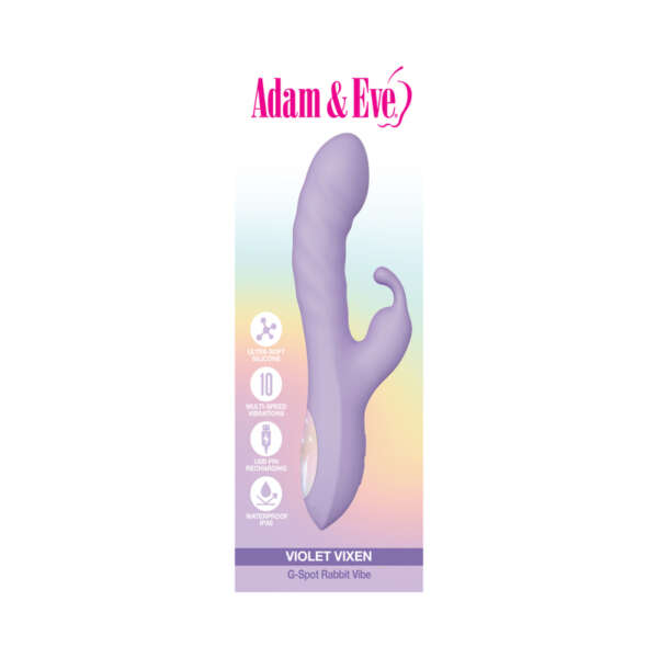 A&E Violet Vixen G-Spot Rabbit Vibe