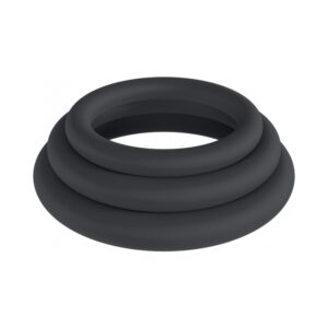 LEVELZ Classic Sili C-Ring Set XS/S/M Bk