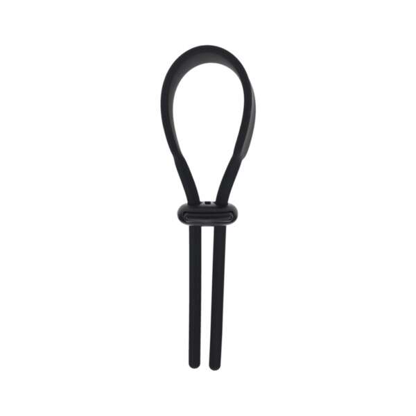 LEVELZ Wide Adj Sili Lasso C-Ring 5mm Bk