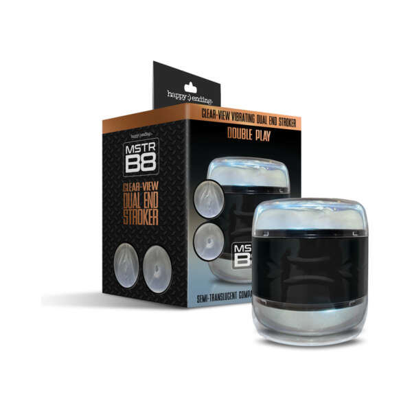 MSTR B8 Clear Dual End Stroker Double Pl