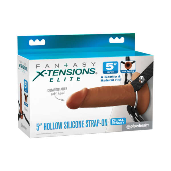 FX Elite Hollow Strap-On Dual Den 5in Br