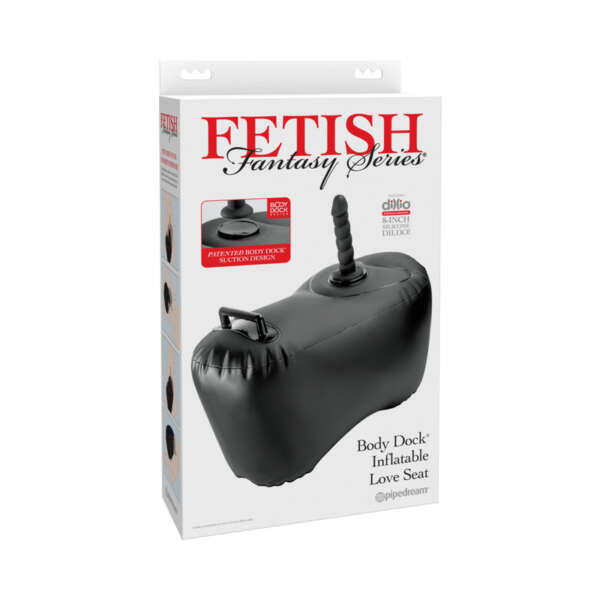 FF Body Dock Inflatable Love Seat Black