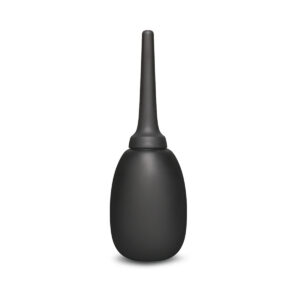 b-Vibe Flexible Silicone Anal Douche Black