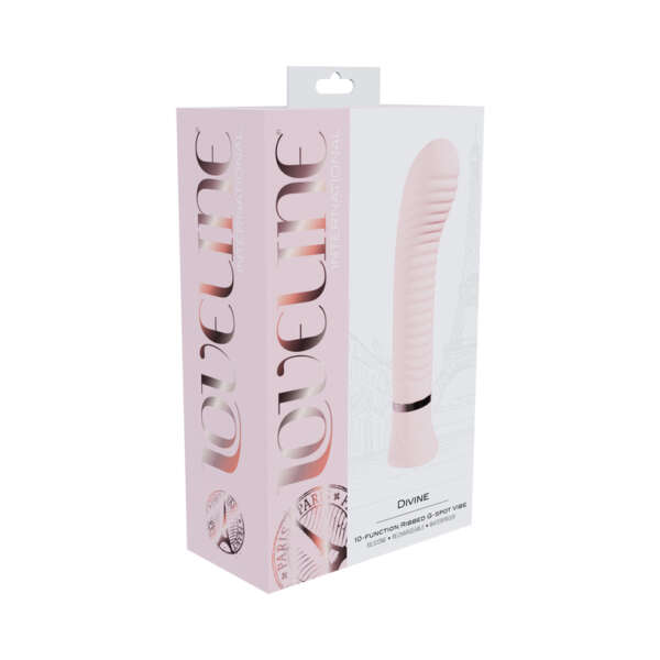 Loveline Divine Sili Rib G-Spot Vibe Pnk