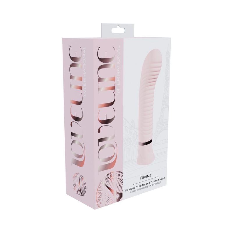 Loveline Divine Sili Rib G-Spot Vibe Pnk