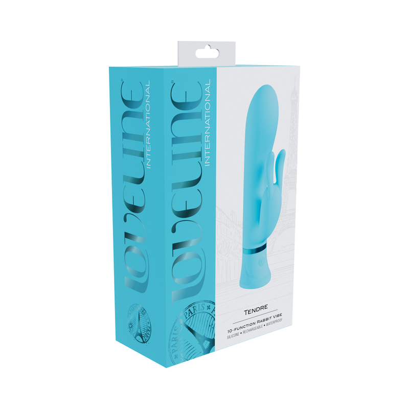 Loveline Tendre Sili Rabbit Vibrator Blu
