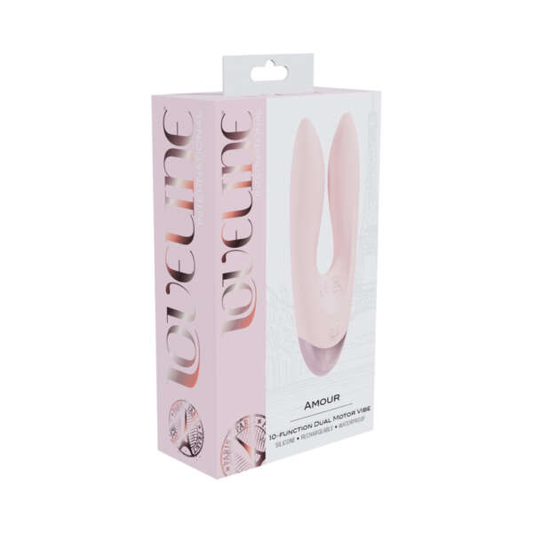 Loveline Amour Sili Dual Motor Vibe Pink