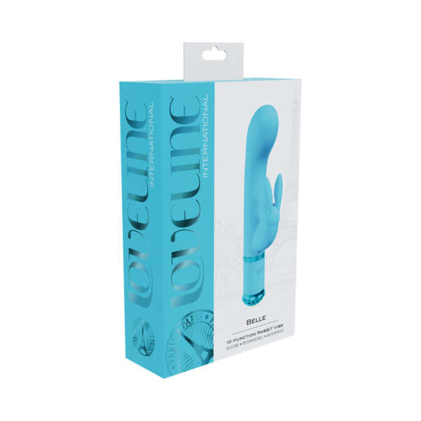 Loveline Belle Silicone Rabbit Vibe Blue