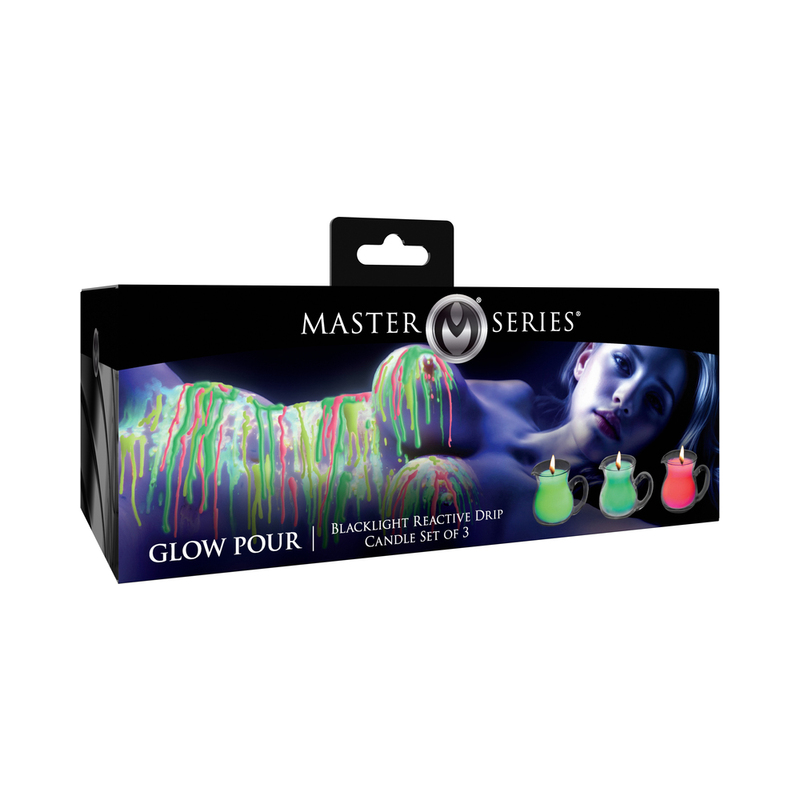 Master Series UVBlacklight DripCandl 3pc
