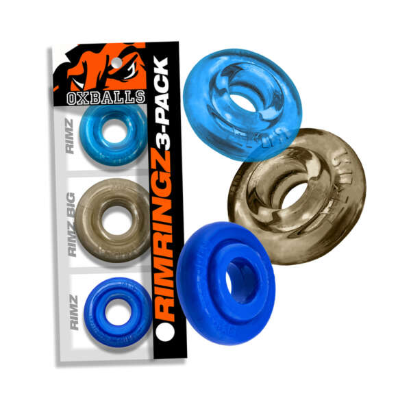 Oxballs Rimringz Multi Size 3pk CoolBlue
