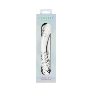 Clarity Celestial Desire Glass Dildo