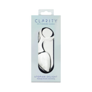Clarity Utopian Delight Glass Dildo