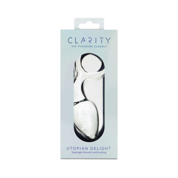 Clarity Utopian Delight Glass Dildo