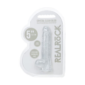 RealRock Realistic 5in Dildo w/Balls Clr