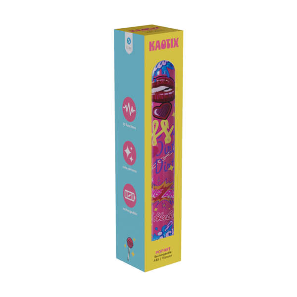 SLI Kaotix Pop Art Recharg Vibrator Pink