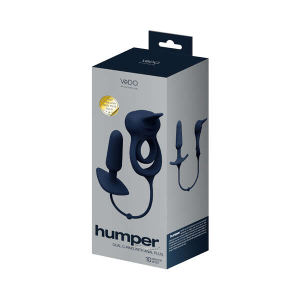 VeDO Humper Recharg Dual C-Ring Plug Blk