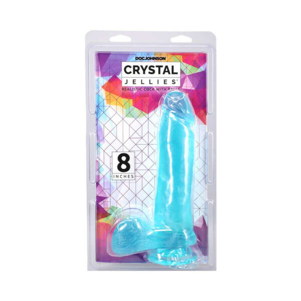 Crystal Jellies 8in RealisticCockBall Tl