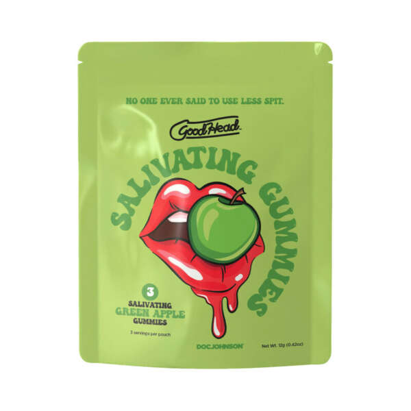 GoodHead Salivating Gummy 3pk GreenApple