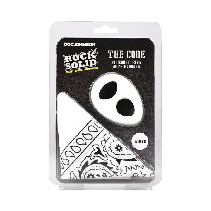 Rock Solid The Code C-Ring Bandana Wt/Bk